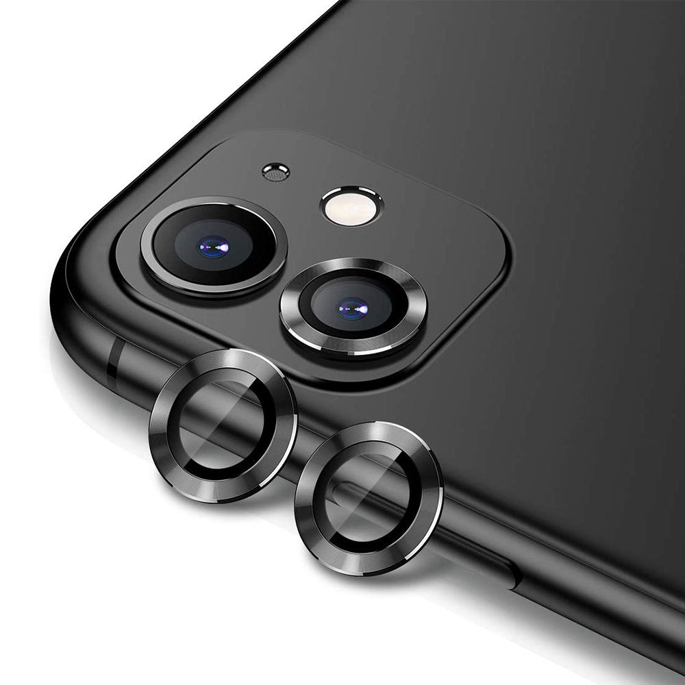 ENKAY 2Pcs/Set Phone Camera Lens Ring Protector for Apple iPhone 11 6.1 inch