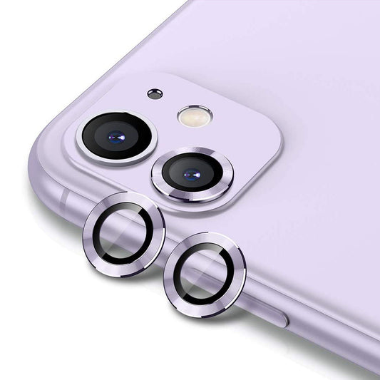 ENKAY 2Pcs/Set Phone Camera Lens Ring Protector for Apple iPhone 11 6.1 inch
