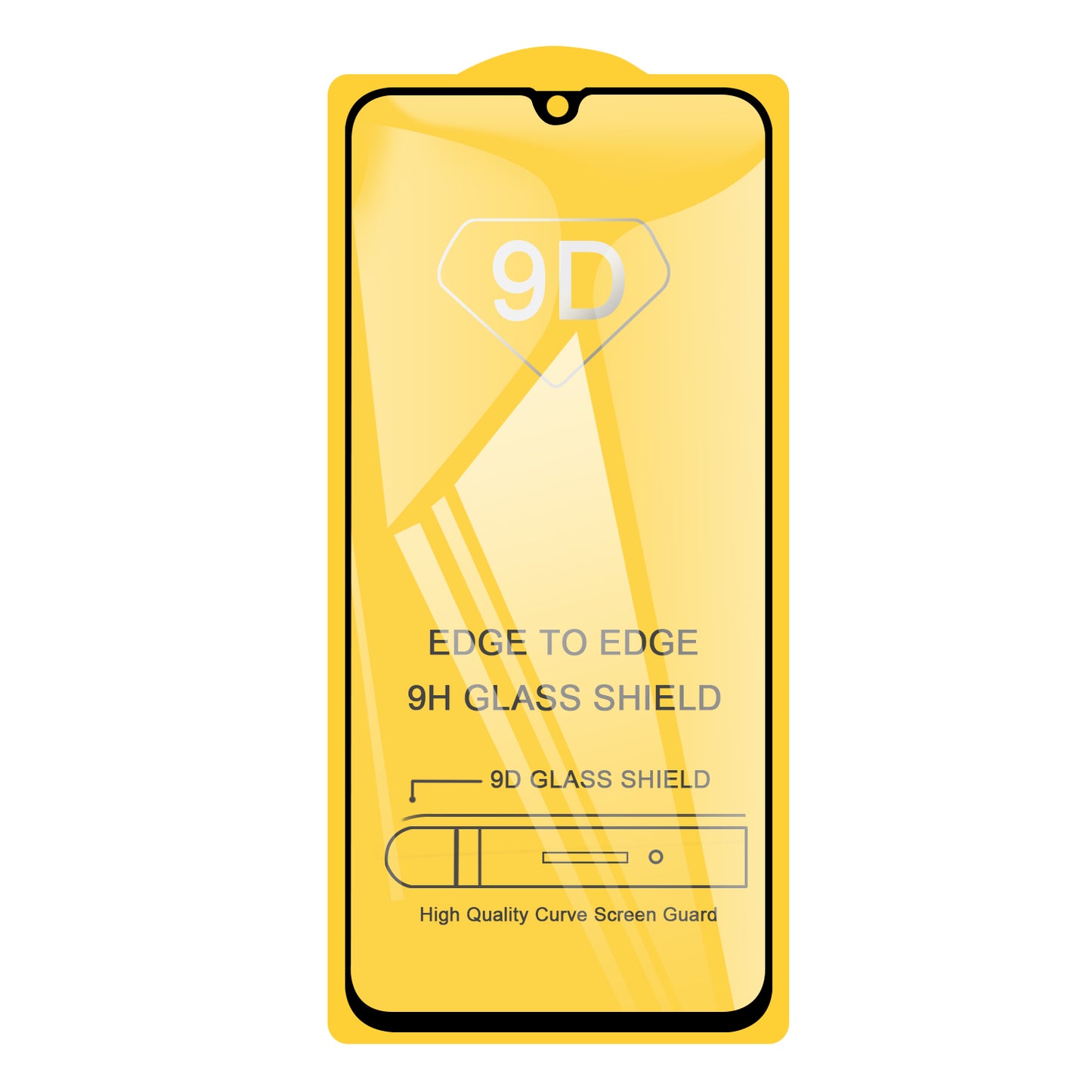 9D Full Covering Tempered Glass Screen Protector for Samsung Galaxy A70