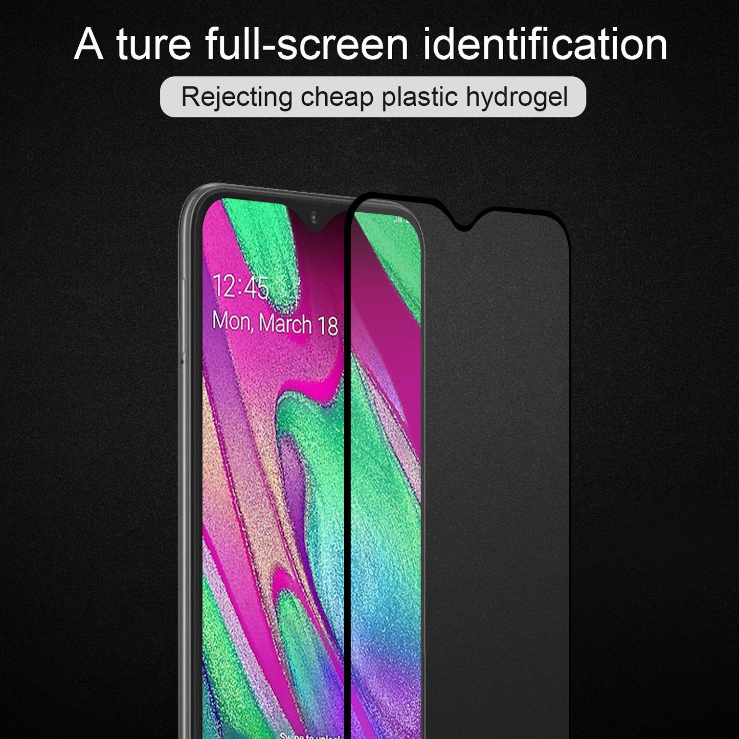 9D Full Covering Tempered Glass Screen Protector for Samsung Galaxy A40