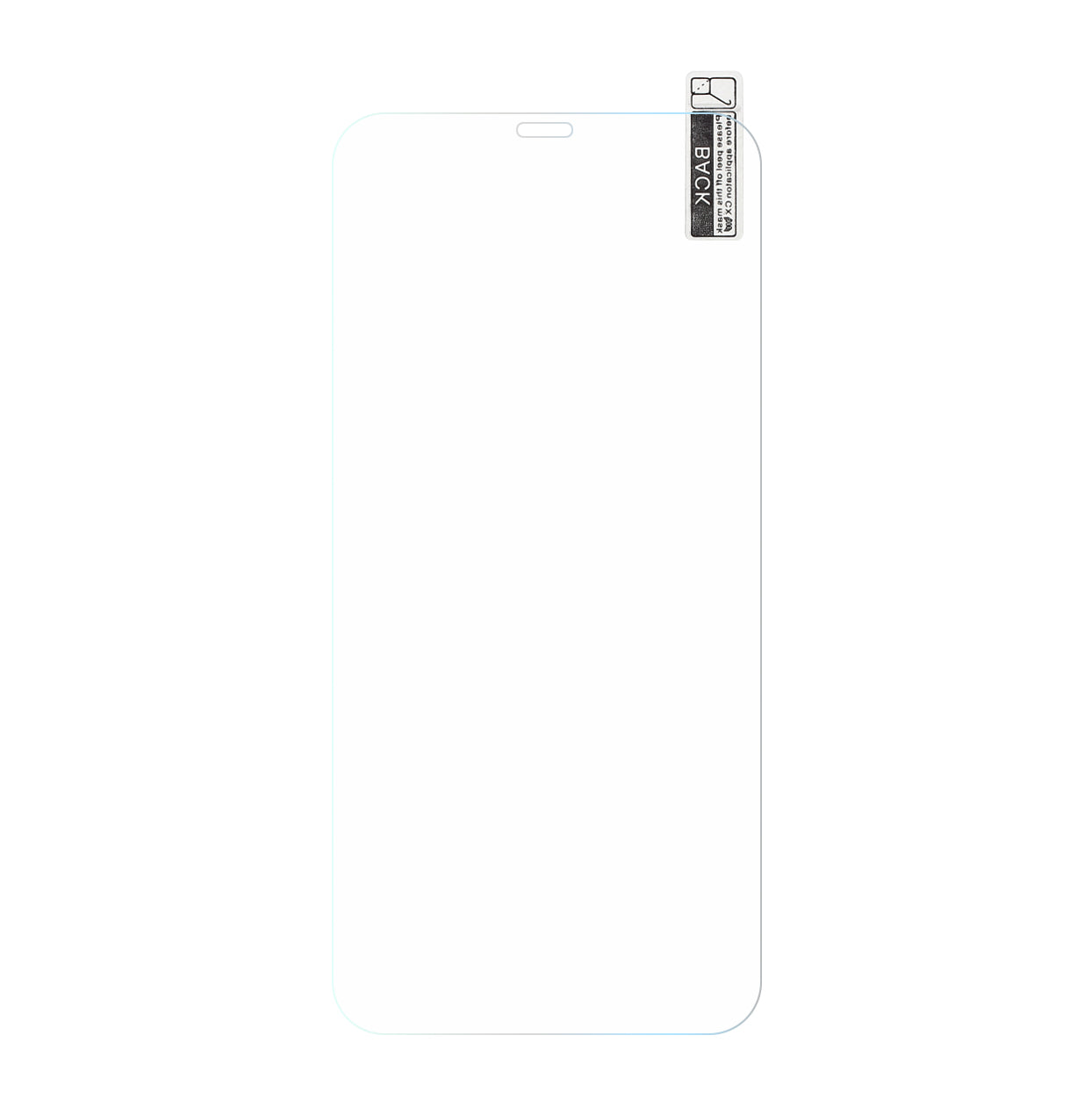 0.33mm Transparent Tempered Glass Screen Film (Edge Glue) for iPhone 12 Pro Max 6.7 inch