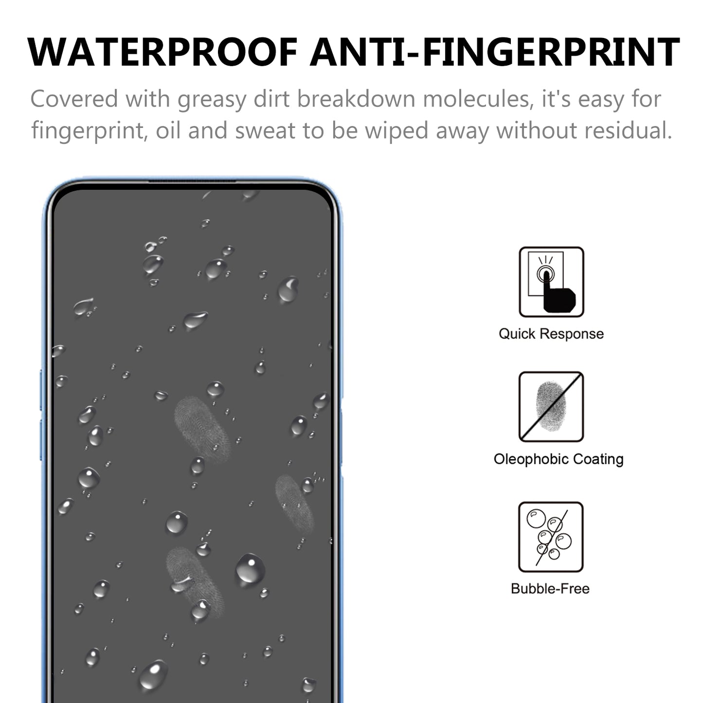 Full Glue Full Size Tempered Glass Screen Protector for Realme 7 (Global) / Realme 7 (Asia)