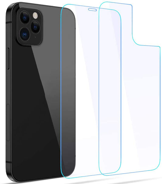 2.5D Arc Edge 9H Tempered Glass Screen Film with Back Film for iPhone 12/12 Pro