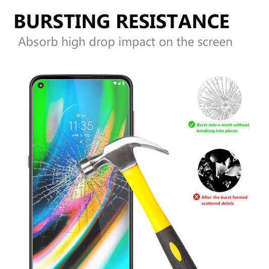 2.5D Arc Edge Good Quality Tempered Glass Screen Protector for Motorola Moto G9 Plus