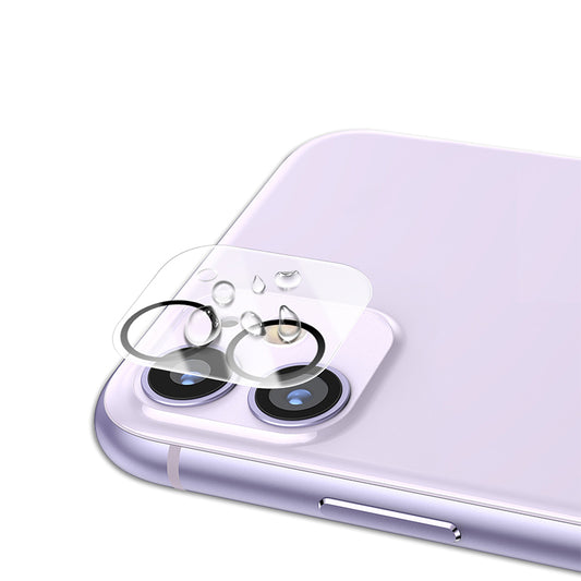 MOCOLO for iPhone 11 6.1 inch Silk Print HD Tempered Glass Camera Lens Protector