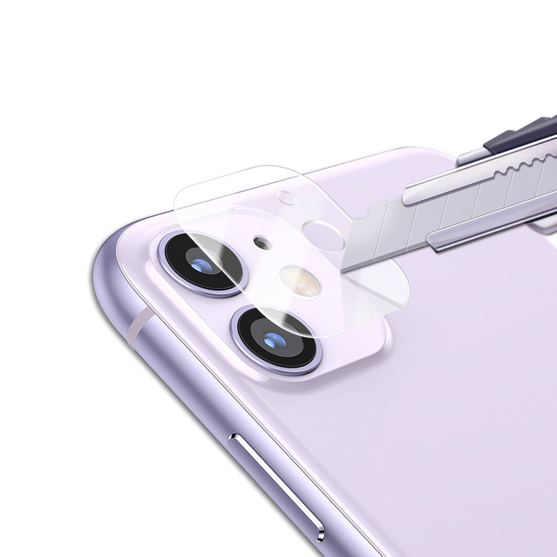 MOCOLO Ultra Clear Tempered Glass Back Camera Lens Protector [Full Glue] for iPhone 11 6.1 inch