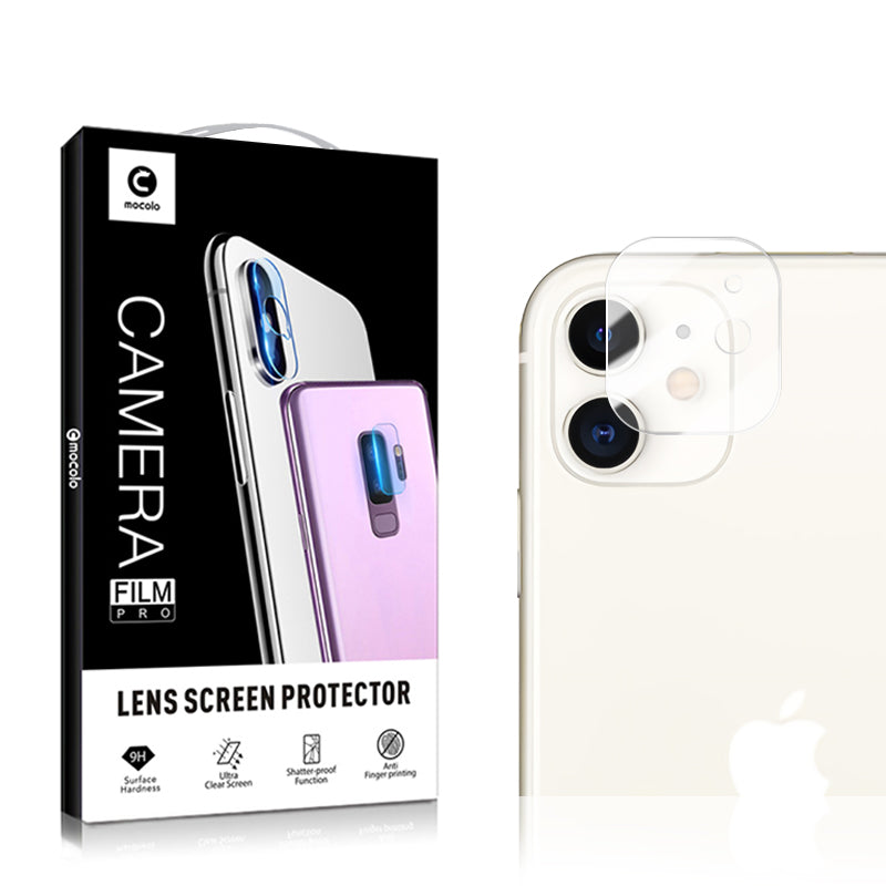 MOCOLO Ultra Clear Tempered Glass Back Camera Lens Protector [Full Glue] for iPhone 11 6.1 inch