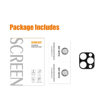 HAT PRINCE Full Coverage Silk Printing Tempered Glass Back Camera Lens Protector Film for iPhone 12 Pro