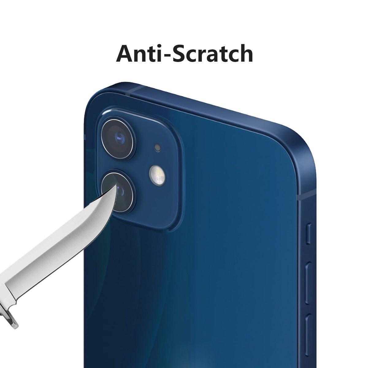HAT PRINCE 0.2mm 9H 2.15D Arc Edges Tempered Glass Film Camera Lens Protector 2Pcs/Group for iPhone 12 / 12 mini
