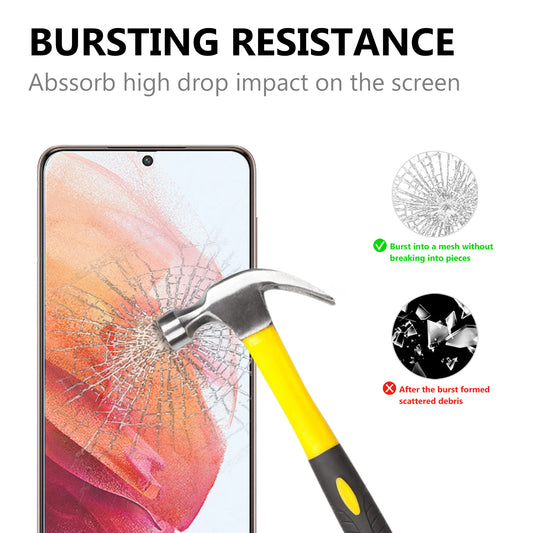 2.5D 9H Arc Edge Screen Tempered Glass Guard Protector for Samsung Galaxy S21 4G/5G