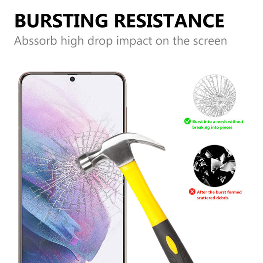 2.5D 9H Arc Edge Tempered Glass Guard Screen Protector for Samsung Galaxy S21+ 5G