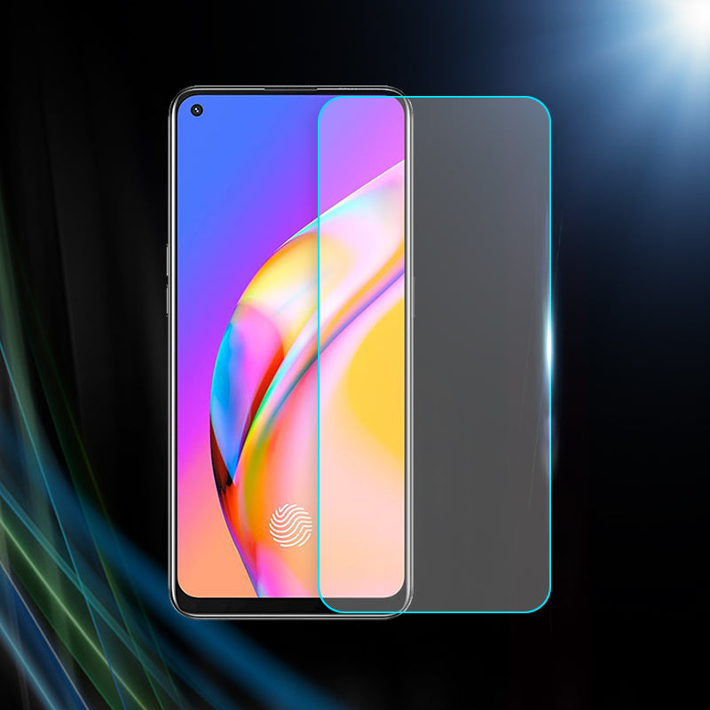 0.3mm Anti- fingerprint Arc Edge Tempered Glass Screen Protective Film for Oppo F19 Pro
