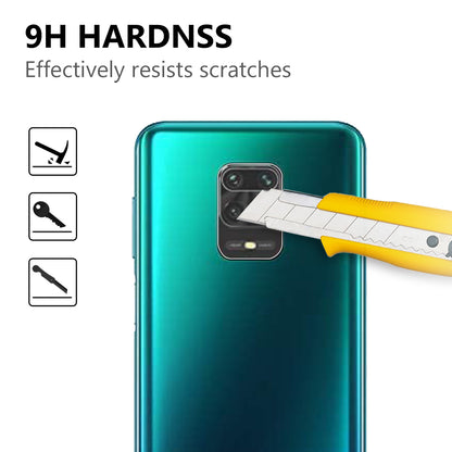 Full Coverage Tempered Glass Ultra Clear Anti-Glare Transparent Camera Lens Protector Film for Xiaomi Redmi Note 9S/9 Pro/9 Pro Max