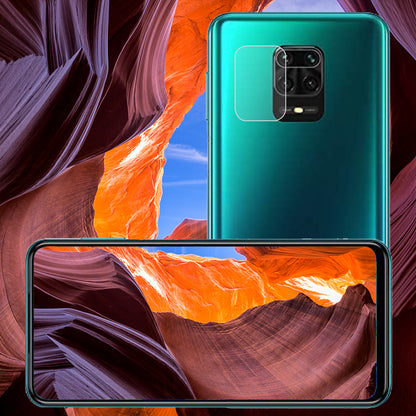 Full Coverage Tempered Glass Ultra Clear Anti-Glare Transparent Camera Lens Protector Film for Xiaomi Redmi Note 9S/9 Pro/9 Pro Max