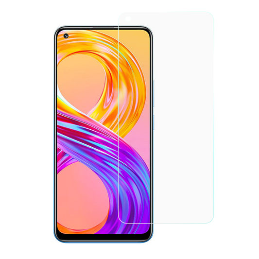 0.3mm Arc Edge Anti-Explosion Tempered Glass Phone Screen Protector Film for Realme 8