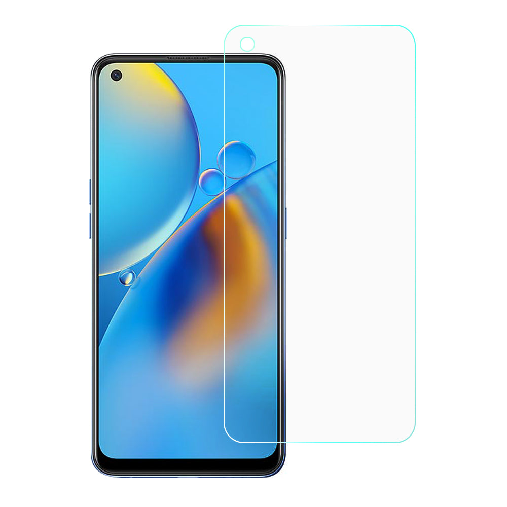 0.3mm Tempered Glass Screen Protector for Oppo A74, Arc Edge Phone Protection Film