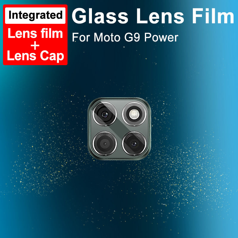 IMAK Anti-scratch High Definition Integrated Tempered Glass Lens Film for Motorola Moto G9 Power