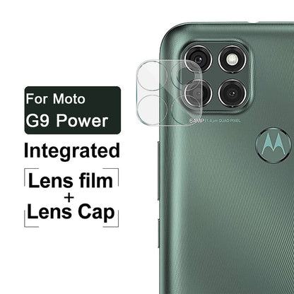 IMAK Anti-scratch High Definition Integrated Tempered Glass Lens Film for Motorola Moto G9 Power