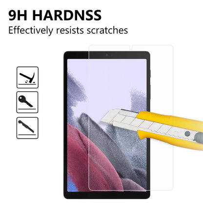 2.5D Arc Edge Ultra-thin Clear Tempered Glass Full Size Screen Film for Samsung Galaxy Tab A7 Lite