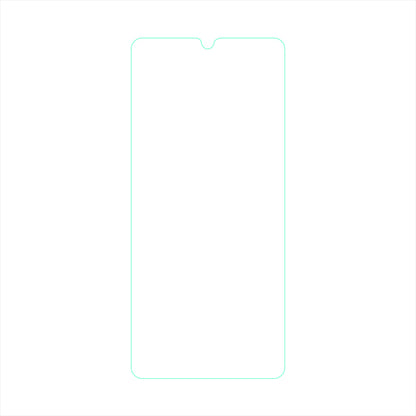0.3mm Arc Edge Tempered Glass Mobile Phone Front Screen Protector Film Guard for vivo V21