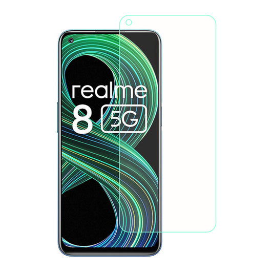 0.3mm Arc Edge Tempered Glass Screen Protector Guard for Realme 8 5G/V13 5G/Narzo 30 5G