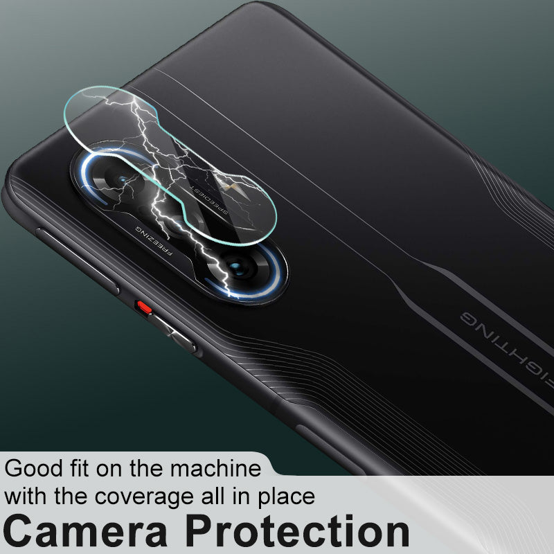 2pcs/Set IMAK High Definition Tempered Glass Camera Lens Film Protector for Xiaomi Redmi K40 Gaming