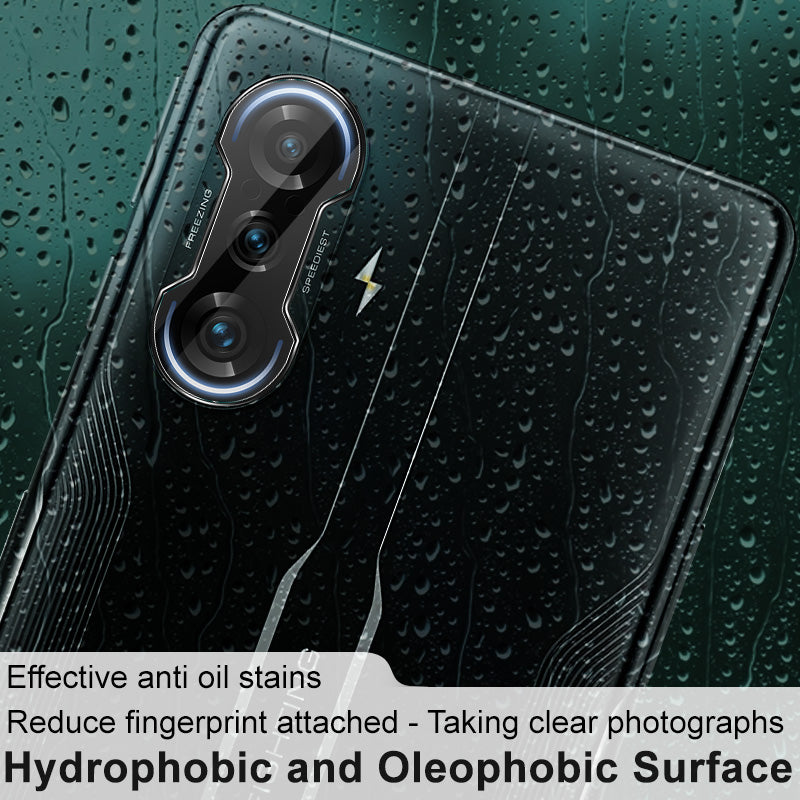 2pcs/Set IMAK High Definition Tempered Glass Camera Lens Film Protector for Xiaomi Redmi K40 Gaming