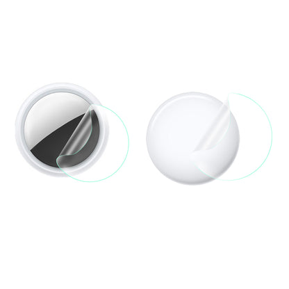2pcs Matte Front and Back Screen Protector Guard Covers for Apple Airtag Anti-scratch Protective Film