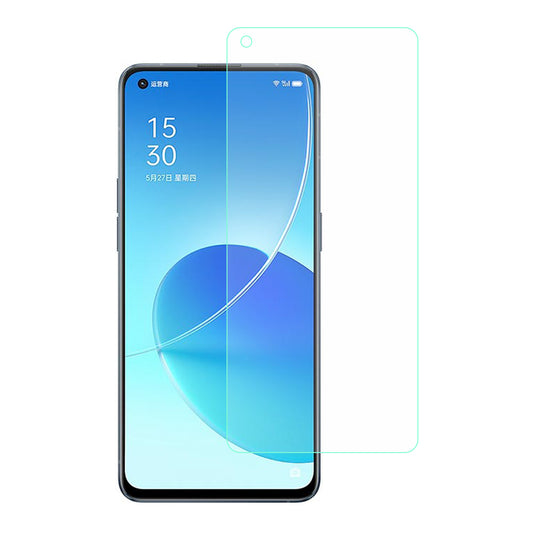 0.3mm Arc Edge Tempered Glass Anti-Explosion Screen Protector Film for Oppo Reno6 5G