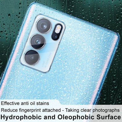 IMAK High Definition Tempered Glass Clear Image Camera Lens Film + Lens Cap for Oppo Reno6 Pro 5G (MediaTek)