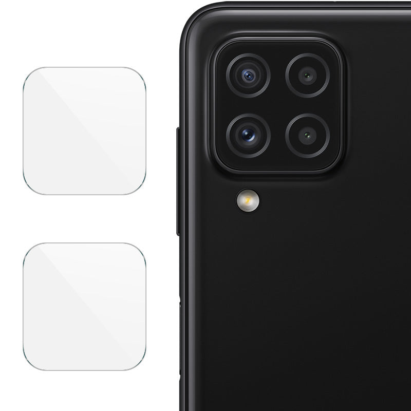 IMAK 2Pcs/Pack High Definition Scratch Resistant Tempered Glass Camera Lens Protector for Samsung Galaxy A22 4G (EU Version)