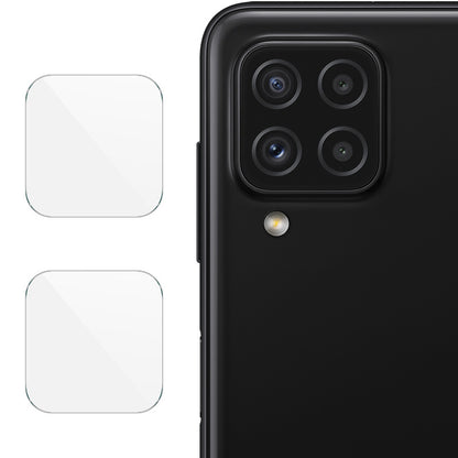 IMAK 2Pcs/Pack High Definition Scratch Resistant Tempered Glass Camera Lens Protector for Samsung Galaxy A22 4G (EU Version)