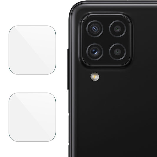 IMAK 2Pcs/Pack High Definition Scratch Resistant Tempered Glass Camera Lens Protector for Samsung Galaxy A22 4G (EU Version)