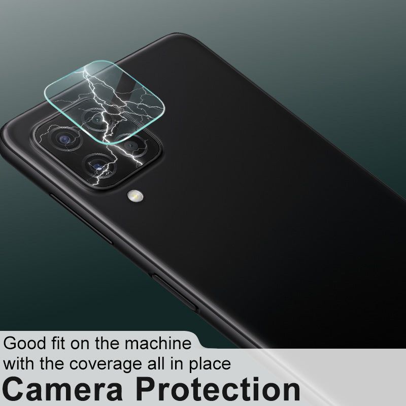 IMAK 2Pcs/Pack High Definition Scratch Resistant Tempered Glass Camera Lens Protector for Samsung Galaxy A22 4G (EU Version)