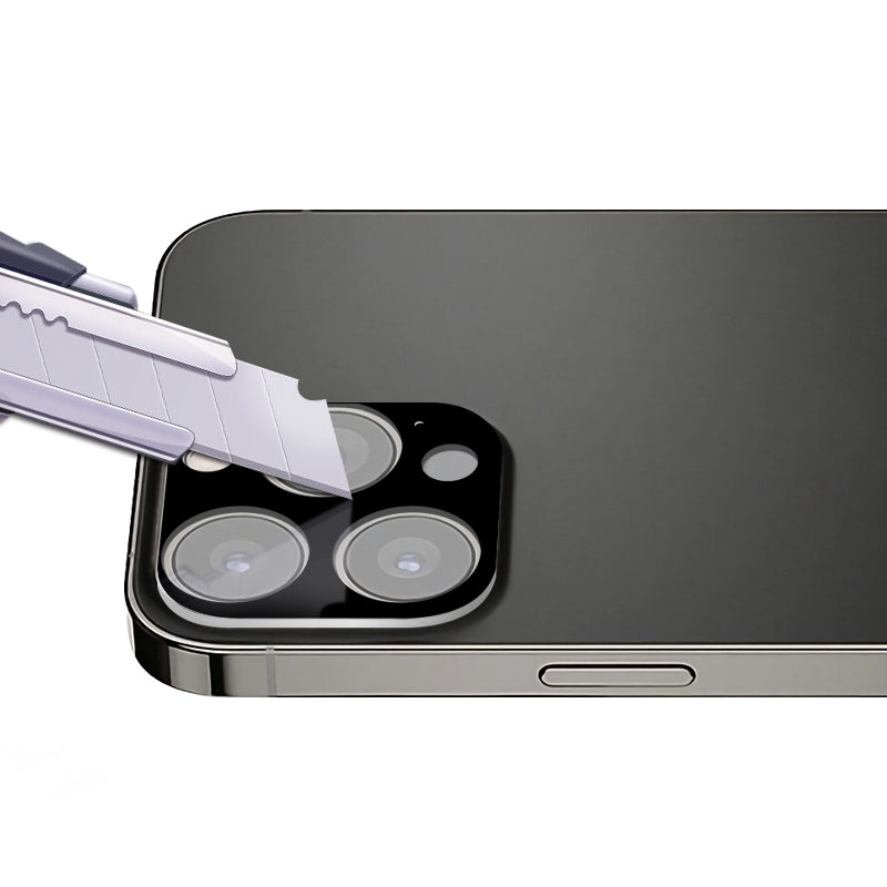 MOCOLO Silk Printing Camera Lens Film for iPhone 13 Pro Max 6.7 inch, 9H Hardness Precise Cutout Tempered Glass Camera Lens Protector