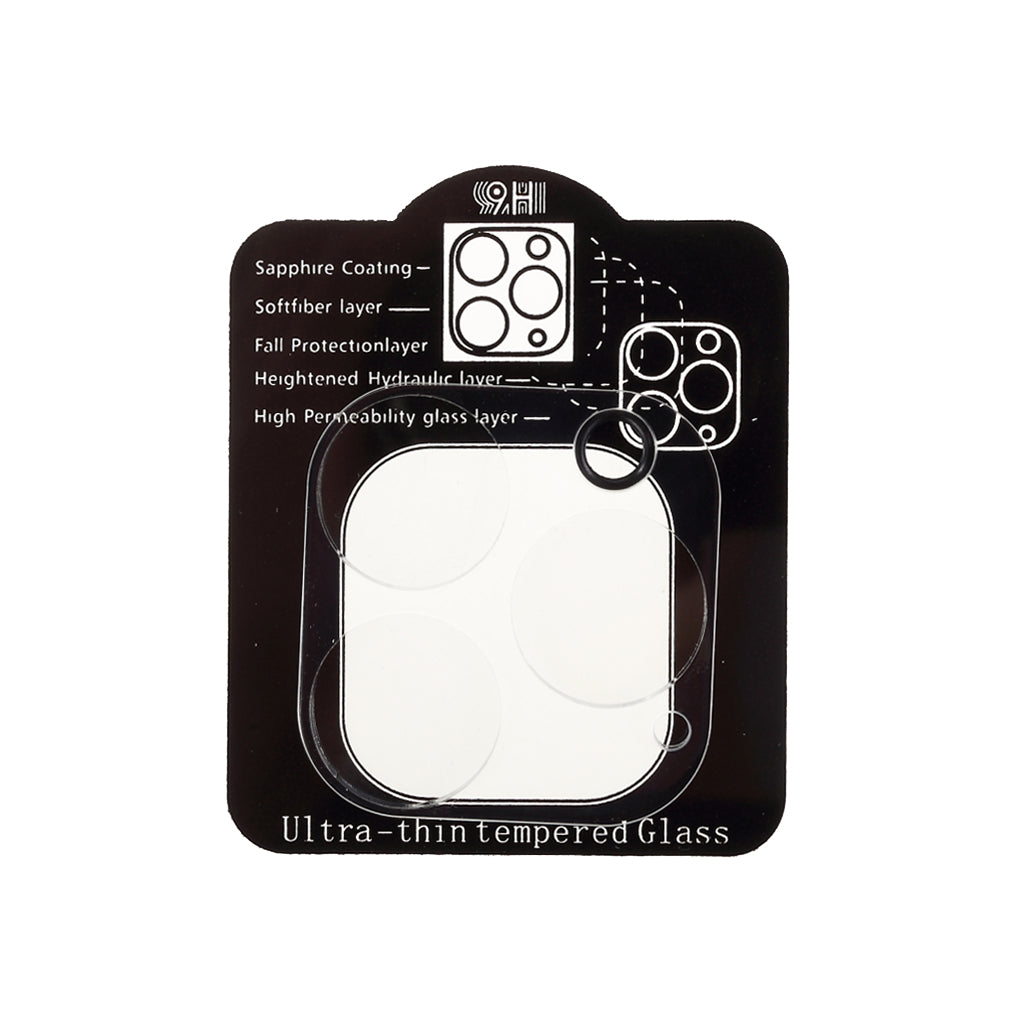 For iPhone 13 Pro / 13 Pro Max 6.7 inch Case Friendly 9H Hardness HD Clear Tempered Glass Camera Lens Protector