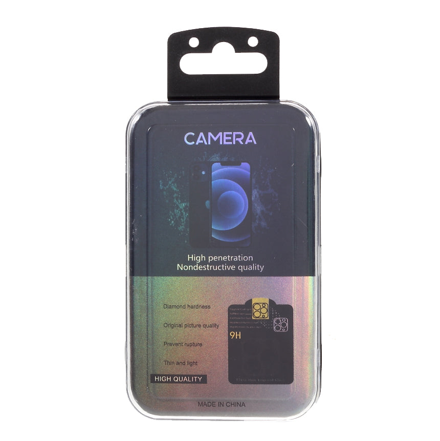 For iPhone 13 Pro / 13 Pro Max 6.7 inch Case Friendly 9H Hardness HD Clear Tempered Glass Camera Lens Protector