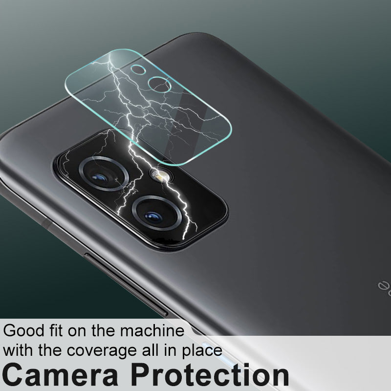 IMAK 2Pcs/Pack Anti-Scratch Bubble Free Tempered Glass Camera Lens Protector Film for Asus Zenfone 8 / ZS590KS