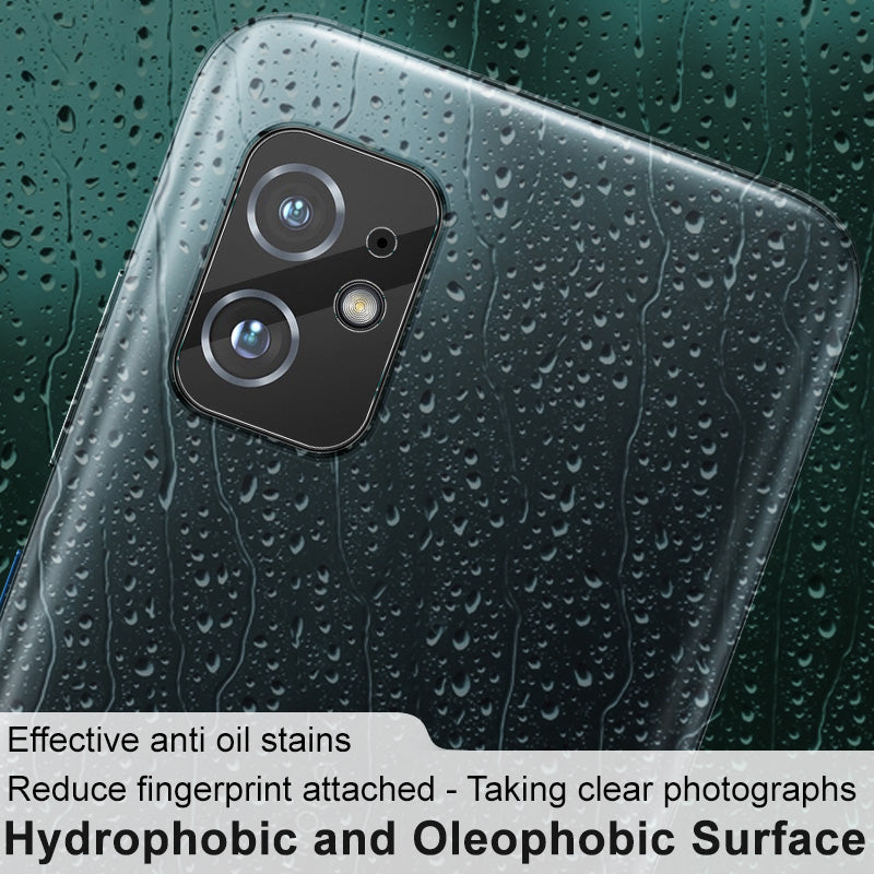 IMAK 2Pcs/Pack Anti-Scratch Bubble Free Tempered Glass Camera Lens Protector Film for Asus Zenfone 8 / ZS590KS