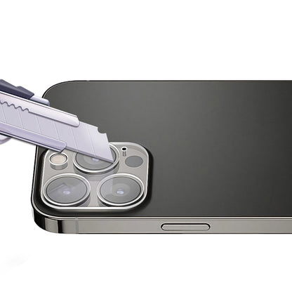 MOCOLO Silk Printing Case Friendly HD Clear 9H Hardness Tempered Glass Back Camera Lens Protector for iPhone 13 Pro 6.1 inch