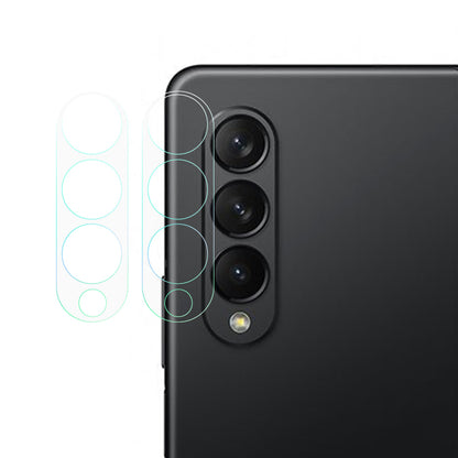 2Pcs/Set 3D Ultra Clear Tempered Glass Camera Lens Film for Samsung Galaxy Z Fold3 5G