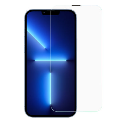 Ultra Clear 0.25mm Tempered Glass Screen Protector Film Guard with Dust-proof Net for iPhone 13 / 13 Pro / 14