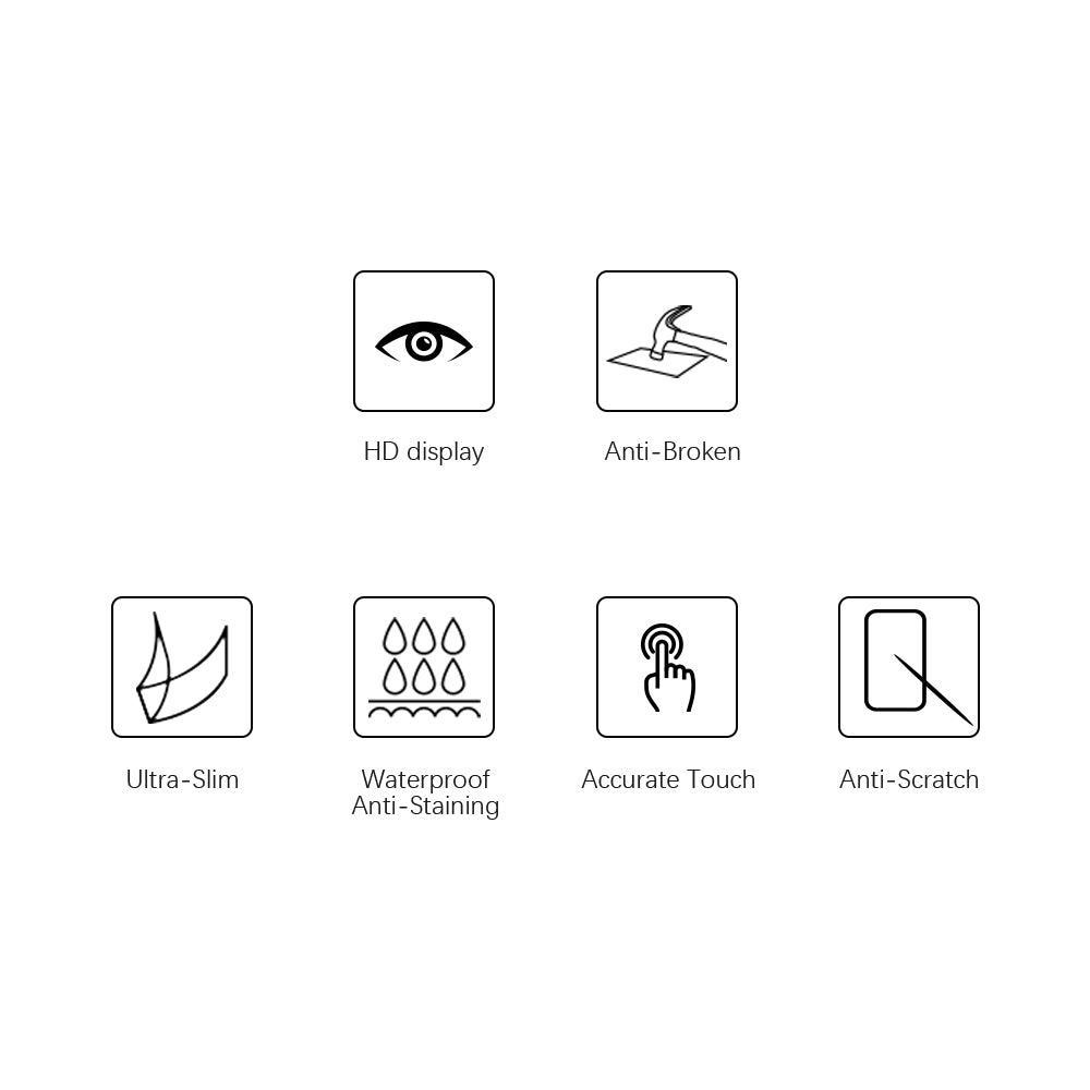 0.3mm Arc Edge Anti-explosion Tempered Glass Phone Screen Protector Film Guard for Nokia G50