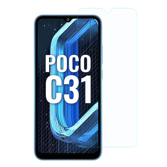 0.3mm Arc Edge Tempered Glass Screen Protector Film for Xiaomi Poco C31