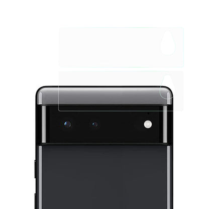 2PCS/Set Precise Cut-Outs Shatterproof Strong Hardness Tempered Glass Full Screen Coverage Camera Lens Film for Google Pixel 6