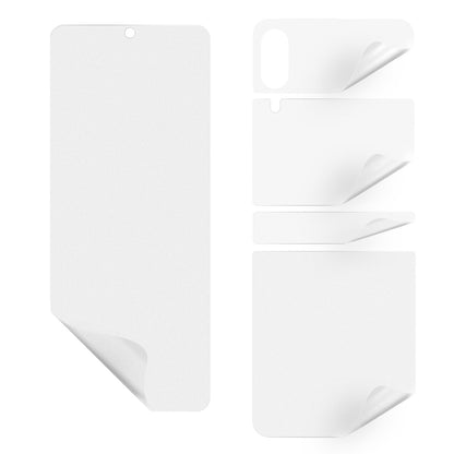 1 Set Matte Anti-fingerprint Complete Covering PET Screen Protector Film for Samsung Galaxy Z Flip3 5G