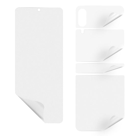 1 Set Matte Anti-fingerprint Complete Covering PET Screen Protector Film for Samsung Galaxy Z Flip3 5G