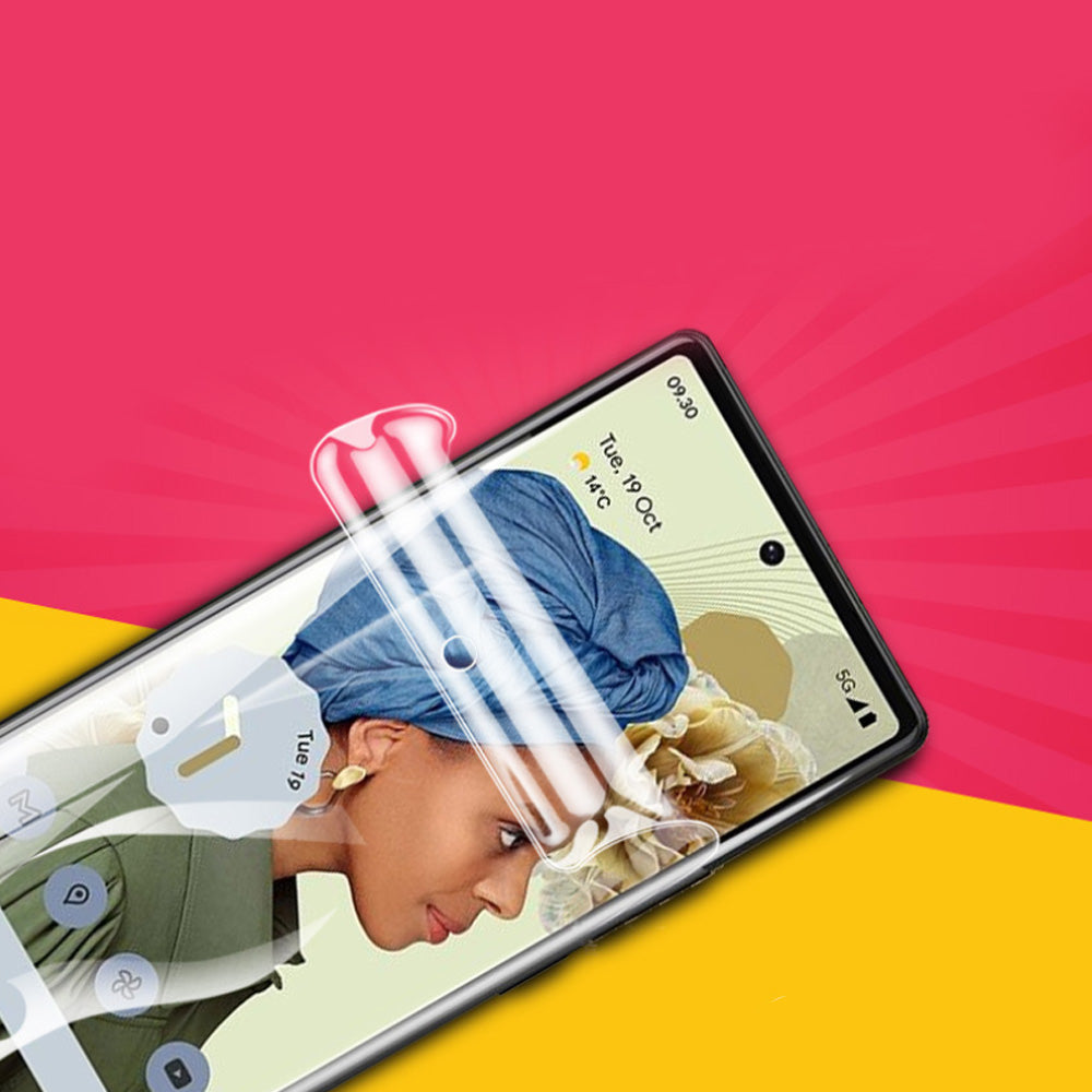 Ultra-Thin HD Full Coverage Self-Healing TPU Film Anti-Fingerprint Screen Protector for Google Pixel 6a