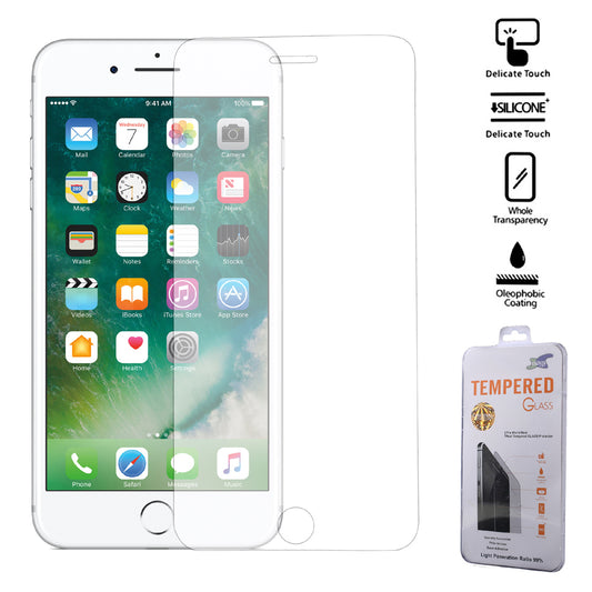 0.3mm Full Coverage Clear Tempered Glass Screen Protector for iPhone 7 4.7 inch (Arc Edge)