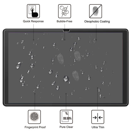 Anti-blue-ray Full Screen Protector for Lenovo Tab M10 Plus (Gen 3), Fingerprint-free Anti-glare Tempered Glass Ultra Clear Screen Film